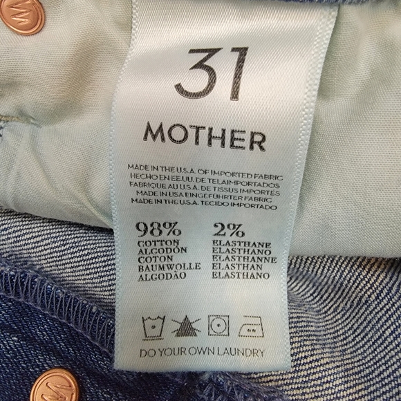 Mother The Stunner Ankle Fray in Graffiti Girl - Picture 11 of 16